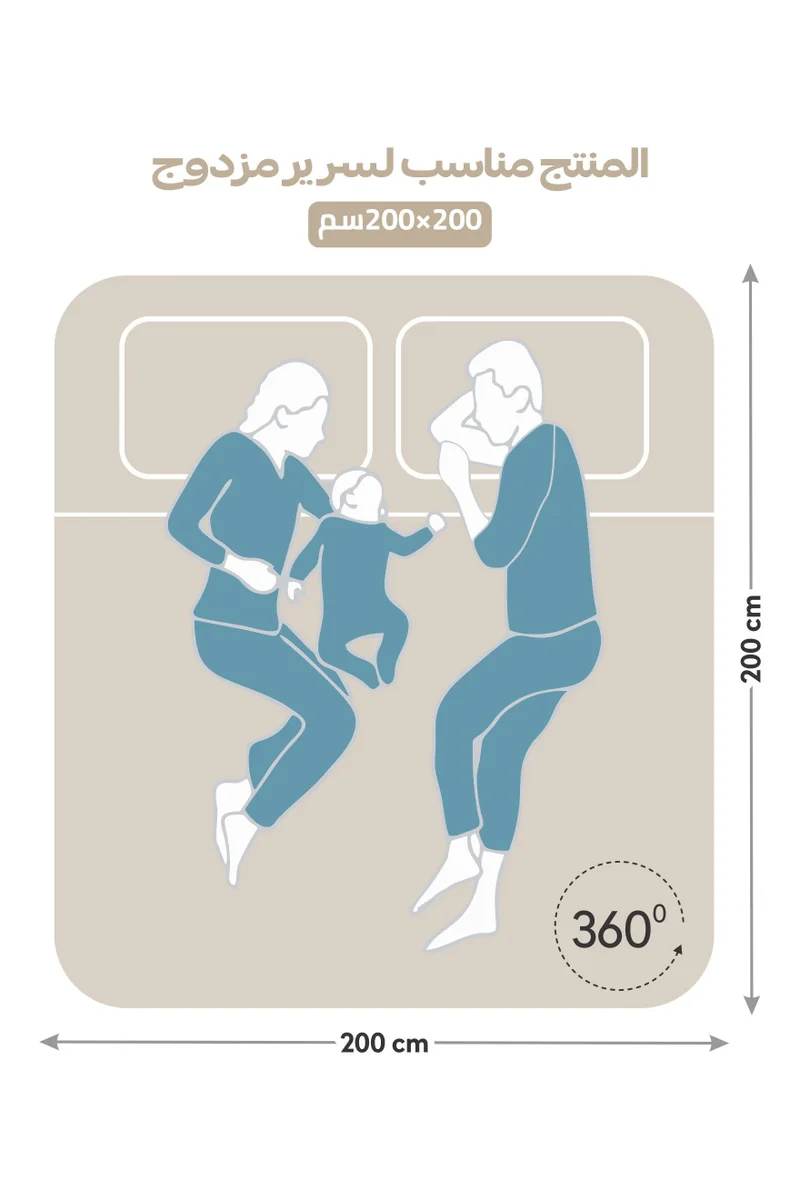 Donetella Bedding Fitted Sheet - Fits 200x200 Cm For King Bed - 3 Pcs (1 Fitted Sheet and 2 Pillowcases) - 35 Cm Deep Pocket - Solid Bed Sheet