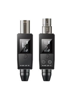 EVEREEN VK-38 UHF Wireless Microphone Converter, XLR Transmitter And Receiver for Dynamic Microphone Guitar Receiver Transmission Adapter  - Image 1