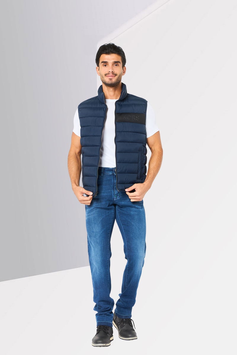 Michael Kors Men Quilted Puffer Vest Jacket , Navy - Image 2