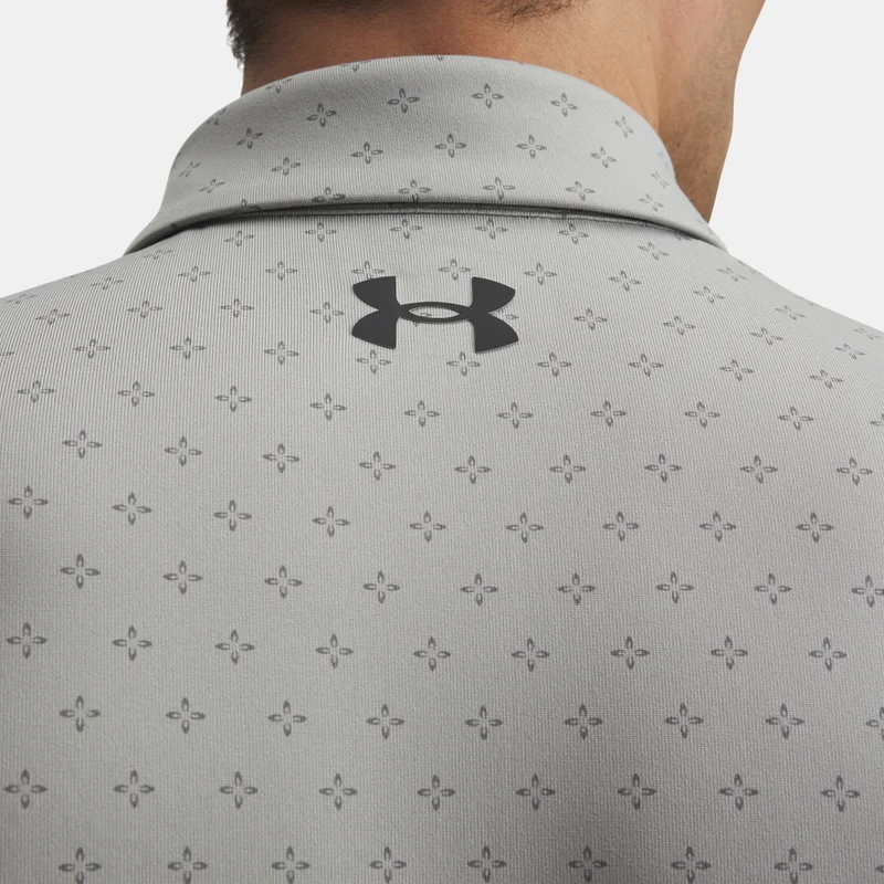 Under Armour Green Men's UA Playoff 3.0 Printed Polo Shirt for Men | Best Price UAE