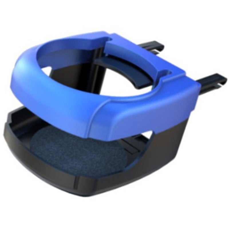 Car Air Vent Cup Holder: Blue, Ac Vent Mounted, Non-Slip Sponge Base, Space-Saving - Temp-Regulating Via Ac Airflow, Secure Tool-Free Installation, Versatile Storage for Drinks, Small Items, Ashtray f - Image 2