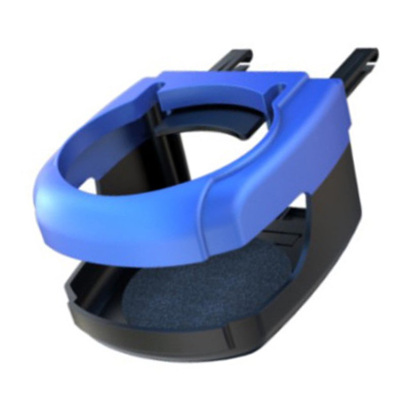 Car Air Vent Cup Holder: Blue, Ac Vent Mounted, Non-Slip Sponge Base, Space-Saving - Temp-Regulating Via Ac Airflow, Secure Tool-Free Installation, Versatile Storage for Drinks, Small Items, Ashtray f - Image 3