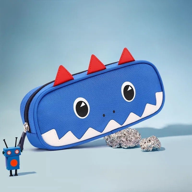 Boys Pencil Case Dinosaur 6-12 Years, School Supplies for Kids Large Capacity Waterproof Stationery Bag - Image 3