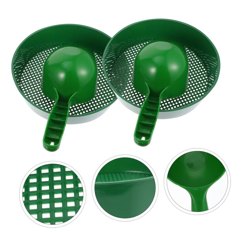 Plastic Garden Sieve and Shovel Set for Soil Sifting Composting Lightweight Gardening Tools - Image 5