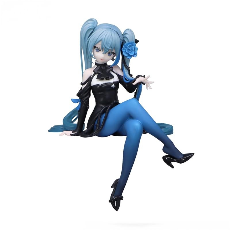 Furyu - Hatsune Miku Blue Rose Ver. Flower Fairy Figure Noodle Stopper 14cm - Image 1