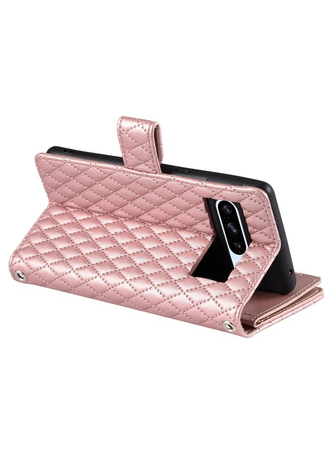 Green Tiger Case For Google Pixel 8 Pro Glitter Lattice Zipper Wallet Leather Phone Case - Image 5