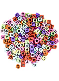 Generic ✔Description: Made of high quality acrylic material, sturdy and durable, clear engraving, not easy to fade, long service life.A variety of styles to match at will, convenient for you to make handcrafted items that are loved by your family and friends.Perfect for making unique bracelets, necklaces, keychains, photo frames for your family and friends.The beautifully colored alphabet beads are perfect as props for parent-child activities, and you can complete this fun activity with your child.✔Specifications: Material: acrylic Color: color Quantity: 800 ✔age includes: 800 x acrylic letter beads  - Image 5