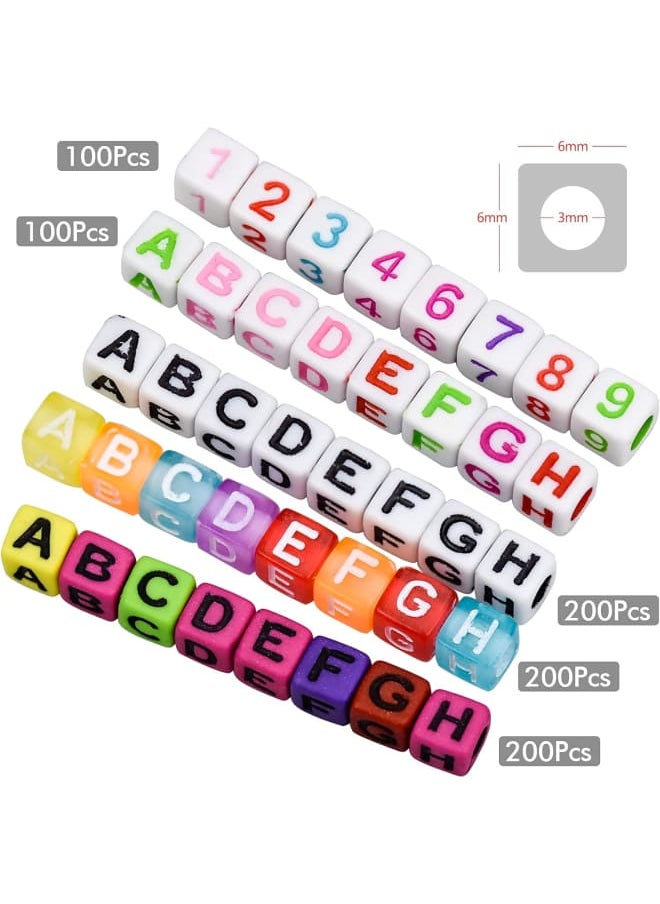 Generic - ✔Description: Made of high quality acrylic material, sturdy and durable, clear engraving, not easy to fade, long service life.A variety of styles to match at will, convenient for you to make handcrafted items that are loved by your family and friends.Perfect for making unique bracelets, necklaces, keychains, photo frames for your family and friends.The beautifully colored alphabet beads are perfect as props for parent-child activities, and you can complete this fun activity with your child.✔Specifications: Material: acrylic Color: color Quantity: 800 ✔age includes: 800 x acrylic letter beads - Image 1