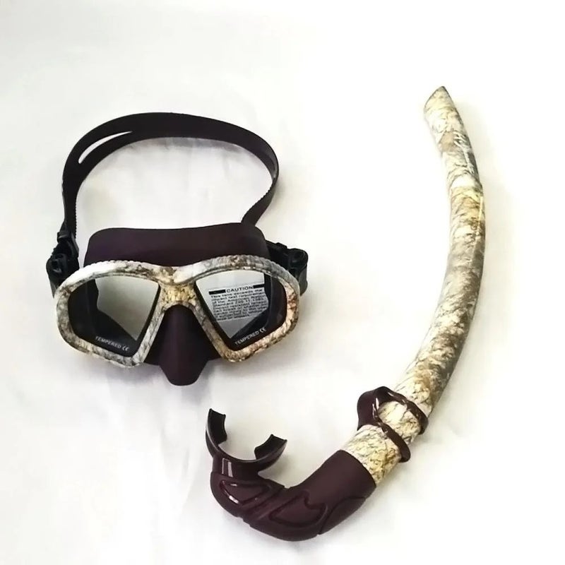 Bluejw Swimming Goggle Carbon Tube Spearfishing Freediving Mask Snorkel Set Other Swimming & Diving Products - Image 2