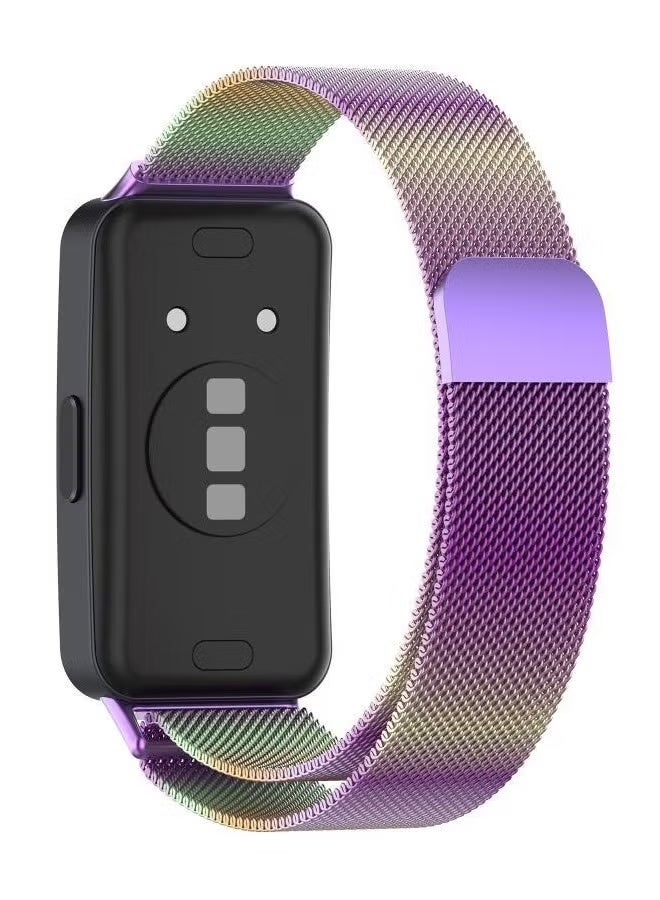 Suitable for Huawei Band 8/Huawei Band 9/Huawei Band 10 metal Milanese Magnetic Loop Watch Strap - Image 2