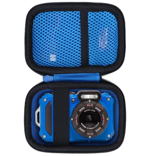 Lebakort Storage Case Compatible with KODAK PIXPRO WPZ2 Rugged Waterproof Shockproof Dustproof Digital Camera (Blue + Black Case) - Image 1