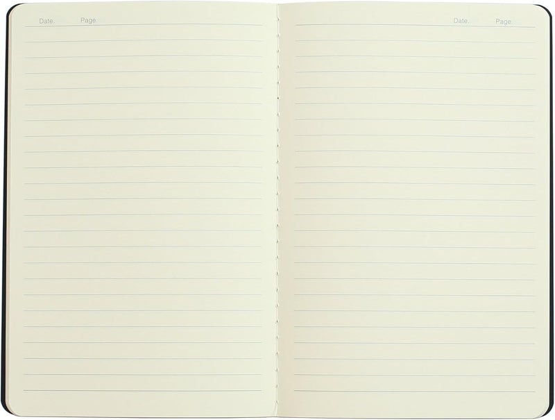TWONE 6 Pack Notebooks Journal - 60 Lined Page/30 Sheets, Premium Thick Paper Soft Cover Journal for Travel, Office, Work, Office, Home, School, Business Writing, 5.5” x 8.25” (Black) - Image 2