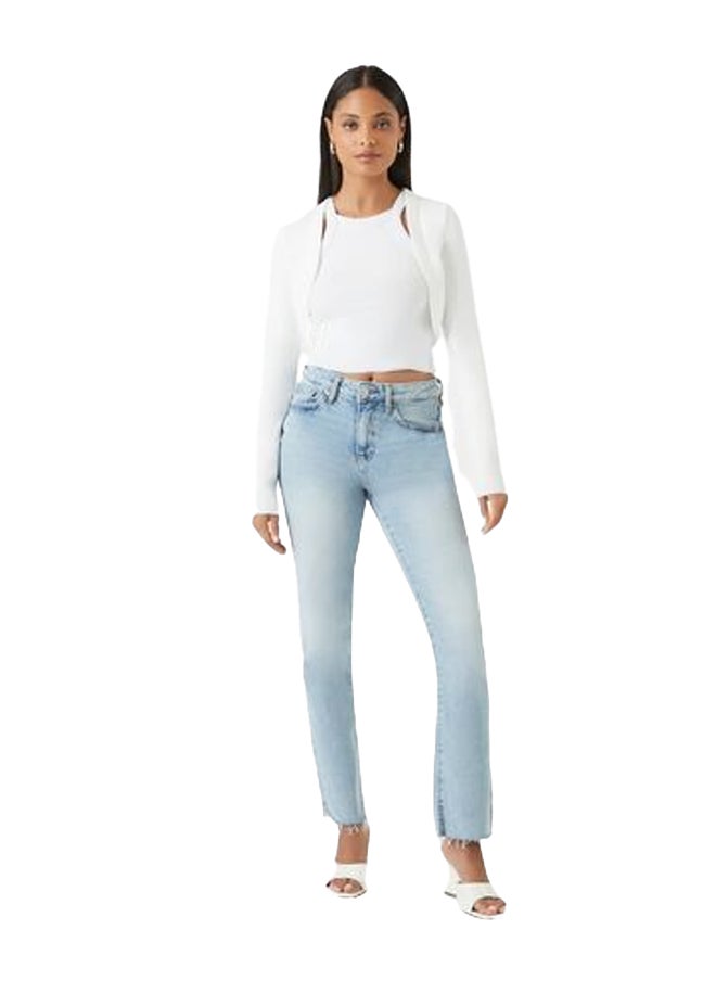 FOREVER 21 - Ribbed Open-Front Shrug Sweater - Image 1