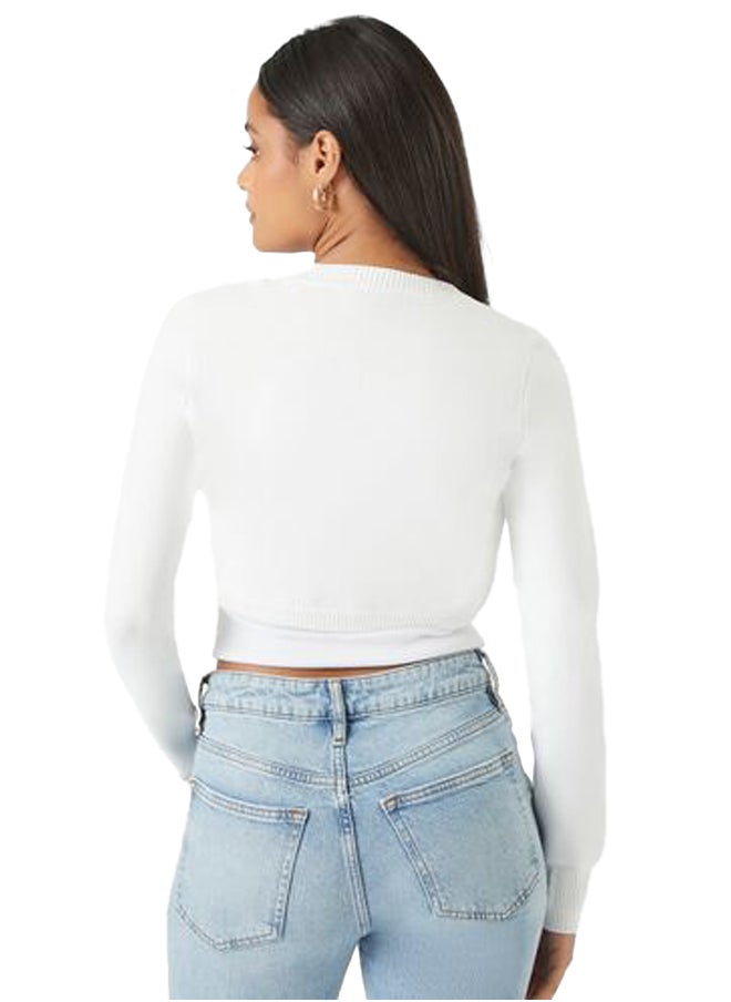 FOREVER 21 - Ribbed Open-Front Shrug Sweater - Image 1