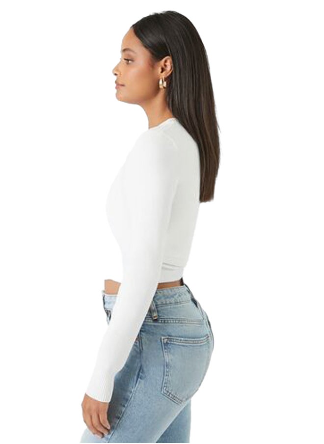 FOREVER 21 - Ribbed Open-Front Shrug Sweater - Image 1