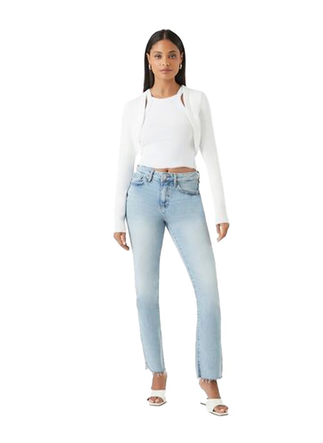 FOREVER 21 - Ribbed Open-Front Shrug Sweater - Image 1