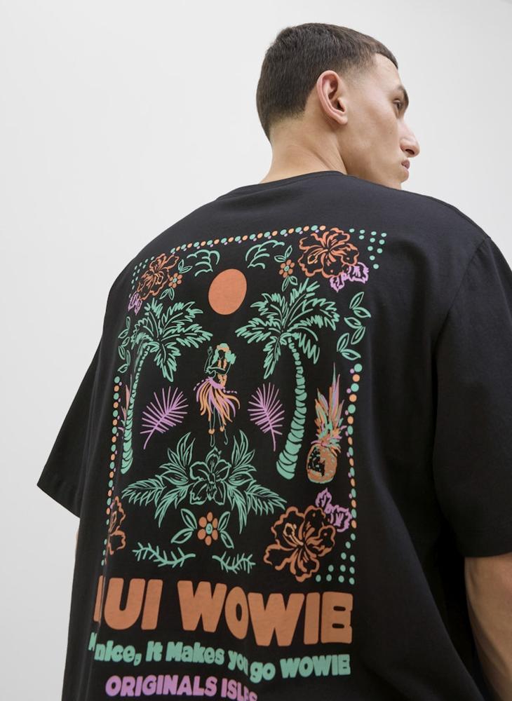 JACK & JONES Jorwowie Tee Ss Crew Neck T-Shirt  - Image 3