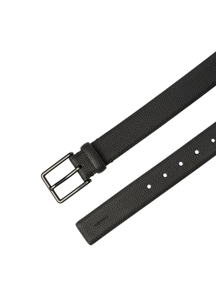 Calvin Klein Pebbled Full-Grain Leather Belt