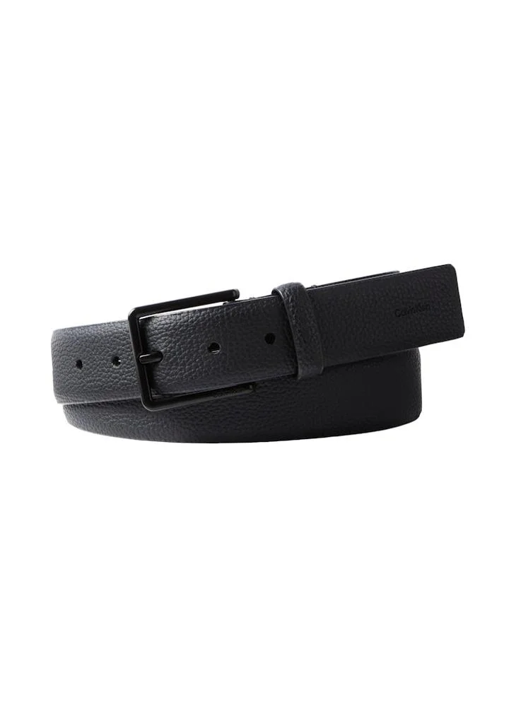 Calvin Klein Pebbled Full-Grain Leather Belt