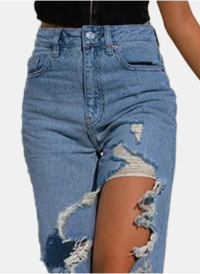 يونيكي Blue Tapered Jeans
