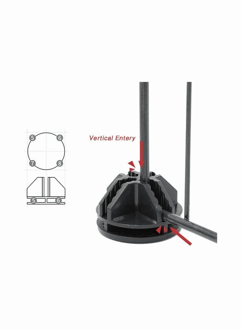 رف سياج حيوانات أليفة ثلاثي الطبقات DIY للحيوانات الصغيرة الأرنب الجرو الحيوانات الأليفة - Image 4