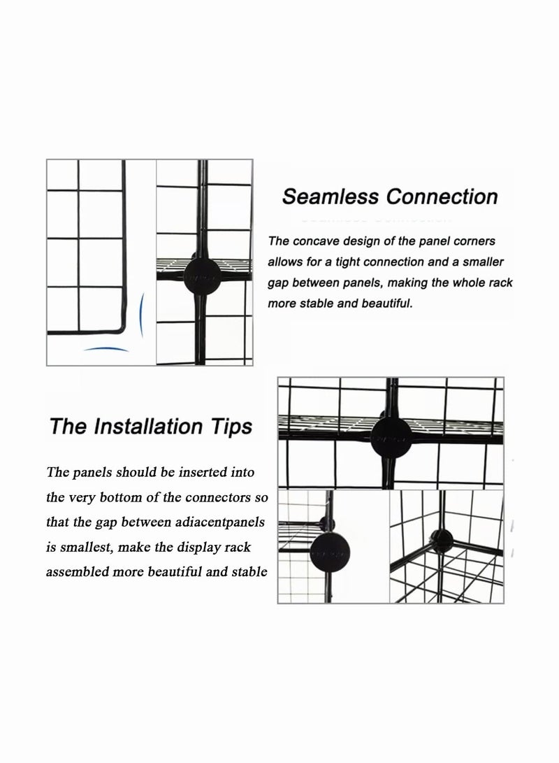 رف سياج حيوانات أليفة ثلاثي الطبقات DIY للحيوانات الصغيرة الأرنب الجرو الحيوانات الأليفة - Image 5