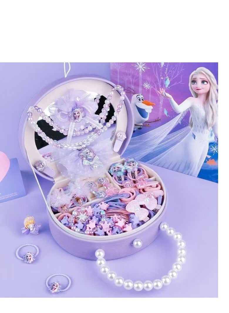 79 قطعة من الإكسسوارات ، مجوهرات الأطفال تخزين مربع - Image 3