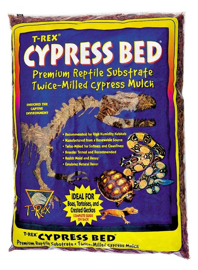 T-Rex Reptile Terrarium Substrate - Cypress Bed 8qt Bag (8qt) - Image 1
