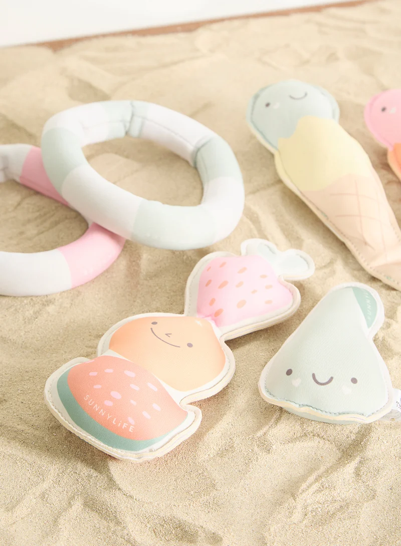 SUNNY LIFE Dive Buddies Cotton Candy Multi Set Of 6