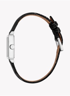 ESPRIT ESPRIT Women's Stainless/Leather, Silver/Black | ES1L511L0015  - Image 3