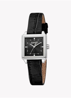 ESPRIT ESPRIT Women's Stainless/Leather, Silver/Black | ES1L511L0015  - Image 2