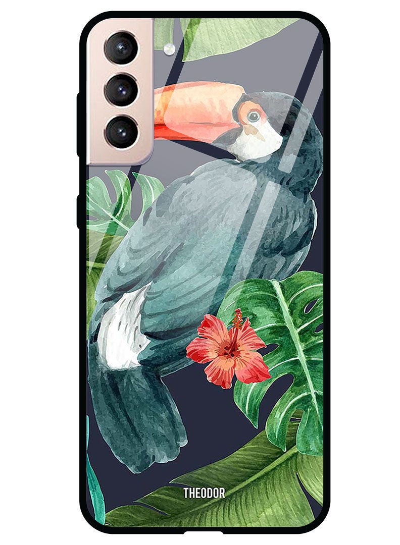 Theodor Protective Tempered Glass Case Cover Samsung Galaxy S21 PLUS  Single Dodo - Image 1