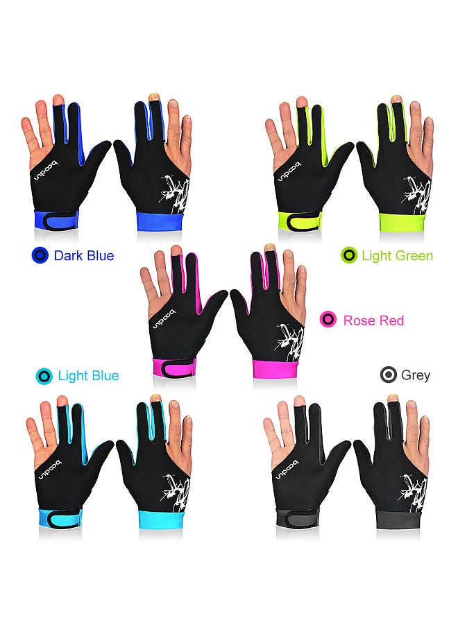 BOODUN 1Piece Billiard Glove 3 Fingers Cue Sports Glove Men Women Billiard Shooters Right Left Interchangeable Snooker Gloves  - Image 5
