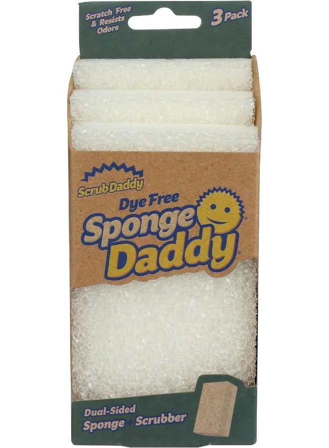 Scrub Daddy Sponge Daddy Dyeless Sponges White - Image 1