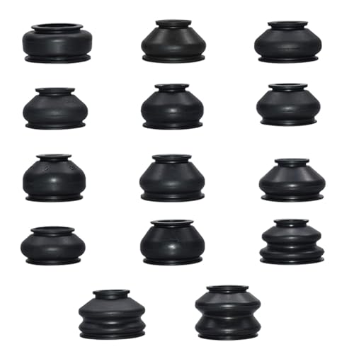 ZIMISI 14PCS Ball Joint Car Tie Rod Boot Rubber Tie Rod End Boots Dust Protection Cover Automotive Turn To Rods Arm Ball Joint Head Boot Universal Vehicles Suspension Steering Accessories - Image 1