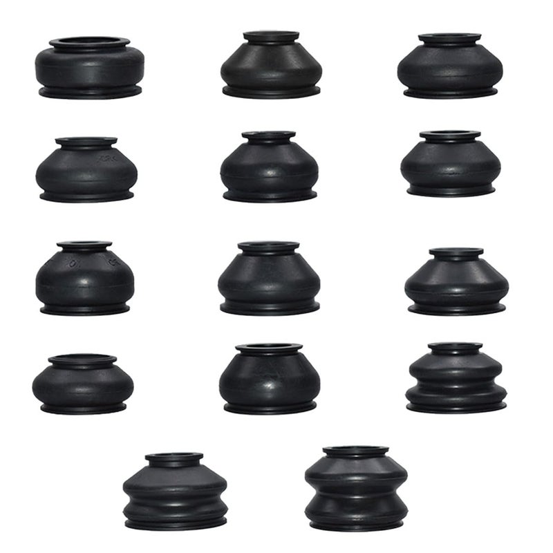 ZIMISI 14PCS Ball Joint Car Tie Rod Boot Rubber Tie Rod End Boots Dust Protection Cover Automotive Turn To Rods Arm Ball Joint Head Boot Universal Vehicles Suspension Steering Accessories - Image 3