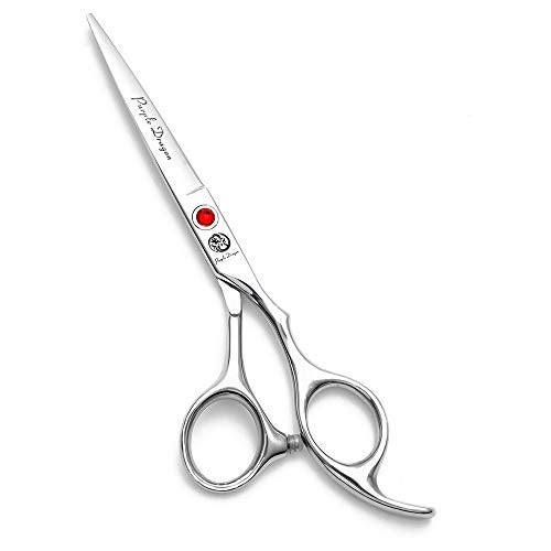 Purple Dragon 4“/5"/5.5"/6"/6.5"/7"/7.5"/8"/9"/10" Sharp Edge Salon Hair Cutting Shears - Pet/Dog Grooming Scissors with Bag - Perfect for Barber or Pet Groomer - Image 5