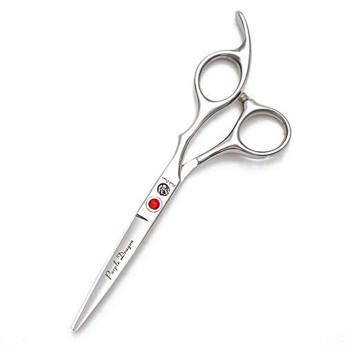Purple Dragon 4“/5"/5.5"/6"/6.5"/7"/7.5"/8"/9"/10" Sharp Edge Salon Hair Cutting Shears - Pet/Dog Grooming Scissors with Bag - Perfect for Barber or Pet Groomer - Image 3