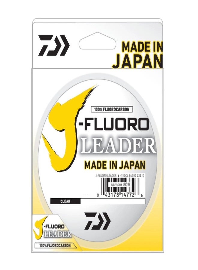 Daiwa J-Fluoro Fluorocarbon Leader Clear with Parrallel Spooling Band 12 lb 100 Yards, Multi, One Size - Image 1