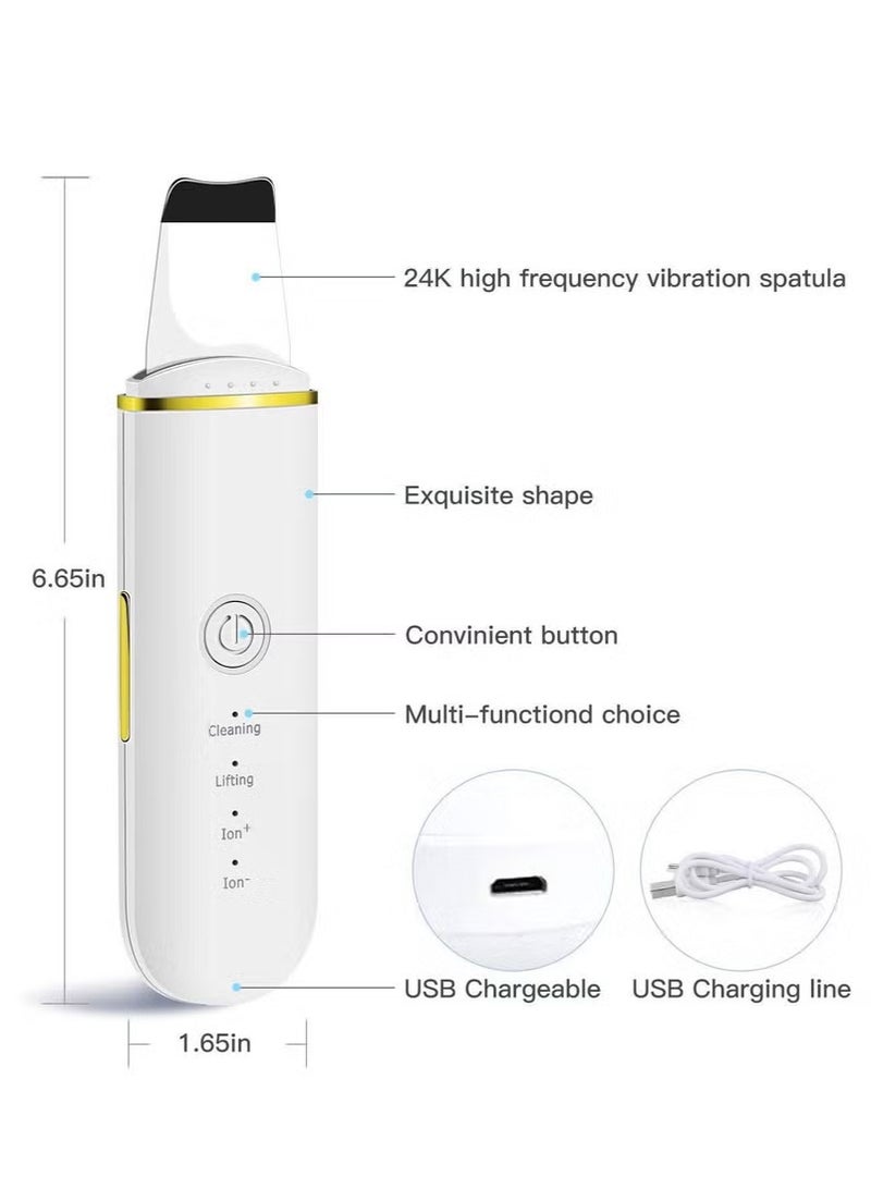 هايلي كير جهاز تنظيف البشرة بالموجات فوق الصوتية الاهتزاز ، ملعقة للوجه ، مزيل الرؤوس السوداء ، منظف للوجه ، مجرفة نظيفة ، تقشير ، شد الوجه - Image 4