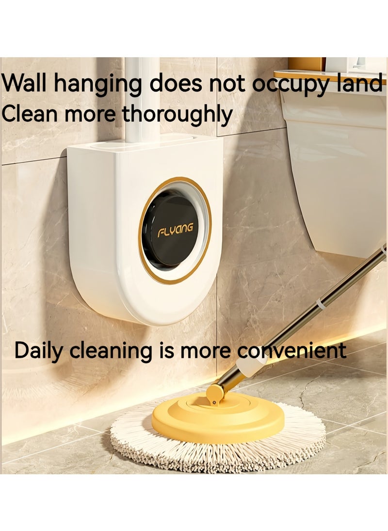 DRAVEN - GG - Toilet Brush,Silicone Toilet Brush Wall-Mounted Toilet Brush with Aromatherapy Tablets Silicone Toilet Brushes and Holders Toilet Scrubber with Silicone Bristles - Image 1