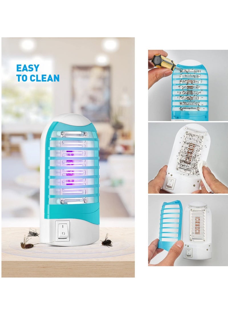 KASTWAVE Bug Zapper for Home Indoor Electric Mosquito Zapper Indoor Plug in Small Mosquito and Gnat Trap Killer Lamp for Bedroom Kitchen Baby Room 4 Pack - Image 5