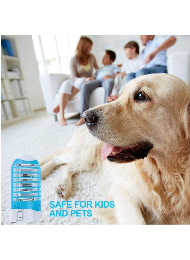 KASTWAVE Bug Zapper for Home Indoor Electric Mosquito Zapper Indoor Plug in Small Mosquito and Gnat Trap Killer Lamp for Bedroom Kitchen Baby Room 4 Pack - Image 3