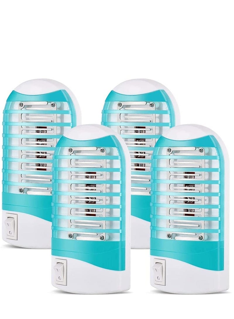 KASTWAVE Bug Zapper for Home Indoor Electric Mosquito Zapper Indoor Plug in Small Mosquito and Gnat Trap Killer Lamp for Bedroom Kitchen Baby Room 4 Pack - Image 1