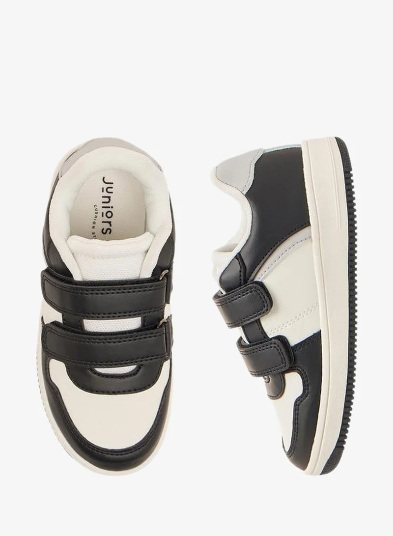 Juniors Kids Hook & Loop Sports Shoes