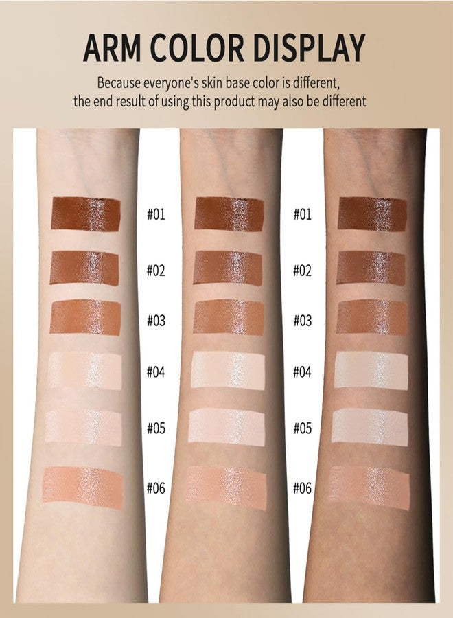 FYEBOO 2025 New Beauty Balm Serum Boosted Skin Tint, Solid Tinted Serum Contour Stick, Hydrating Tinted Moisturizer Foundation Stick, Radiant Dewy Natural Finish Facial Color Correct (# 03) - Image 3