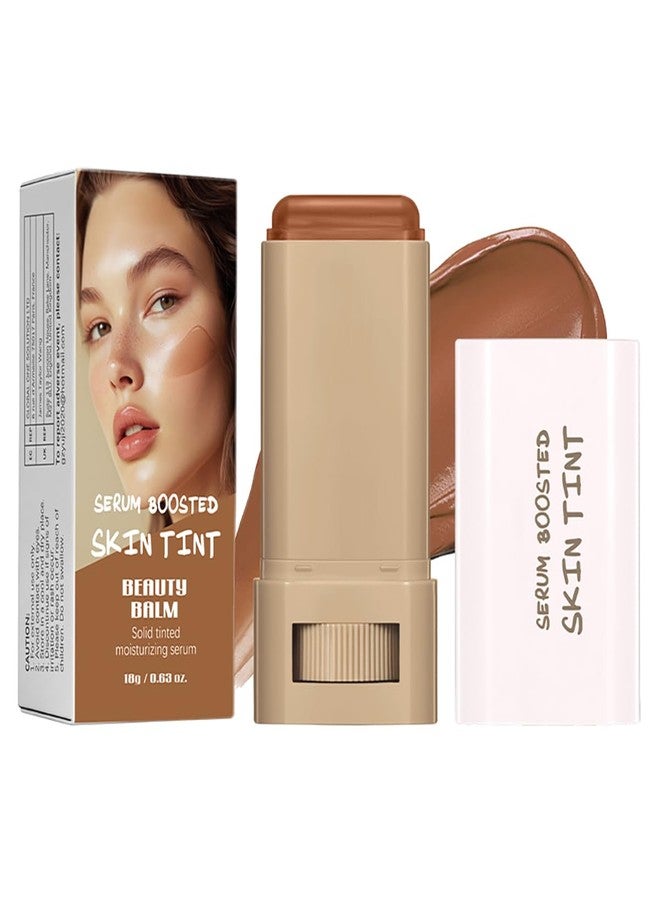 FYEBOO 2025 New Beauty Balm Serum Boosted Skin Tint, Solid Tinted Serum Contour Stick, Hydrating Tinted Moisturizer Foundation Stick, Radiant Dewy Natural Finish Facial Color Correct (# 03) - Image 1