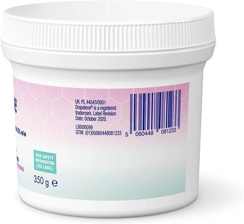 Drapolene Cream 350g Tub - Antiseptic for Sore Skin and Nappy Rash Relief - Image 4