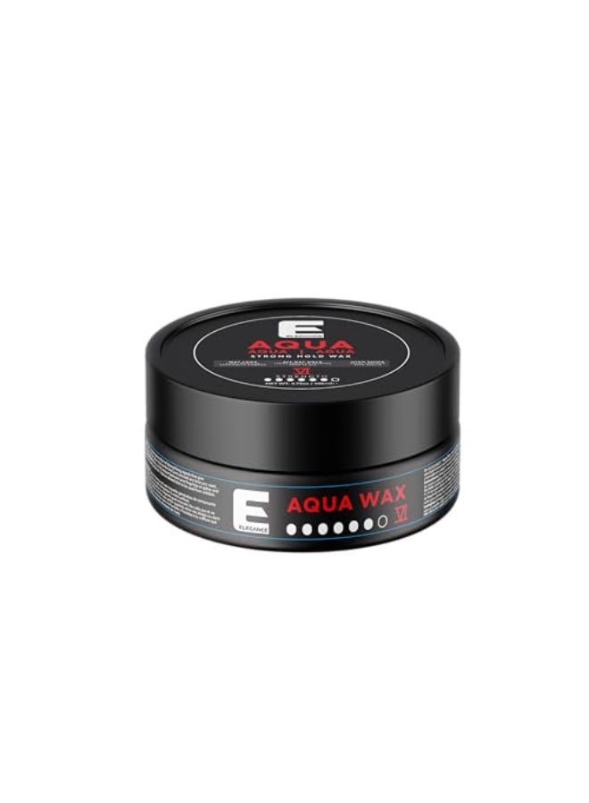 E Elegance Hair Products Aqua Hair Styling Wax VI Strength Strong Hold High Shine Wet Look Red473 oz - Image 1