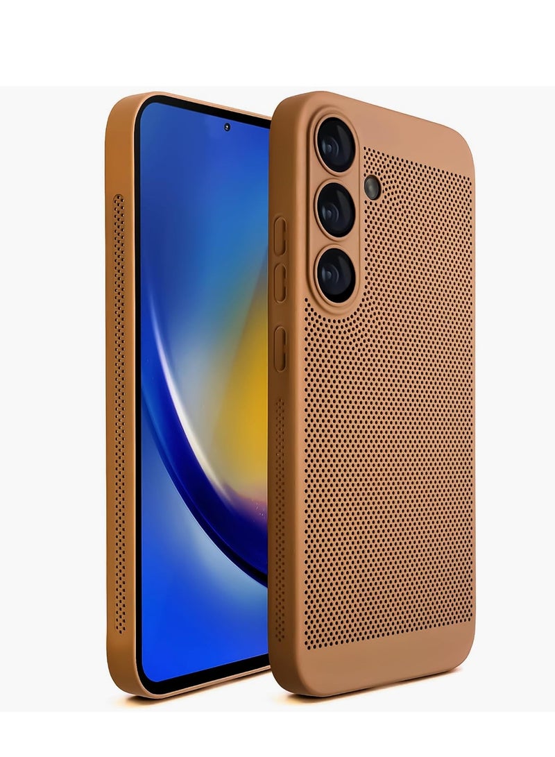 Case For Samsung Galaxy A16 5G/4G Heat Dissipation Case with Built-in Camera Lens Protector Slim Fit Breathable Cooling Anti-Fingerprint Hard PC Back Shockproof Cover